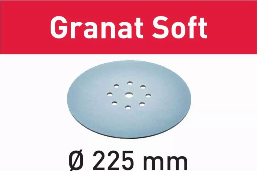 Abrasif SFT D225 Granat Soft FESTOOL pour ponçeuse Planex Abrasif SFT D225 Granat Soft FESTOOL pour ponçeuse Planex