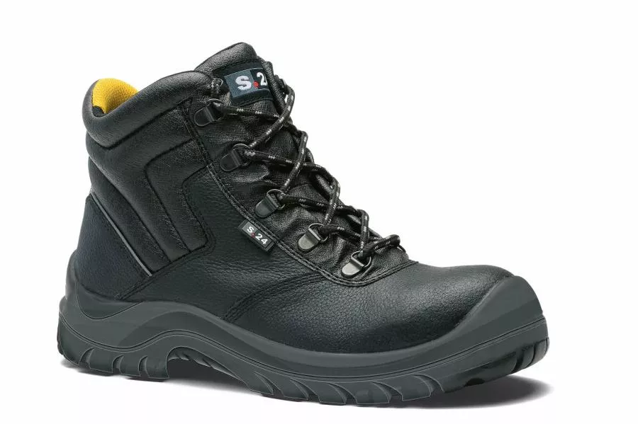 Chaussures de sécurité S24 BOA S3 - Cuir grainé noir - 5132 Chaussures de sécurité S24 BOA S3 - Cuir grainé noir - 5132