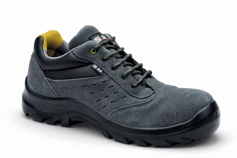 Chaussures de sécurité S24 Cabana S1P - Croute de cuir velour gris - 5712 Chaussures de sécurité S24 Cabana S1P - Croute de cuir velour gris - 5712