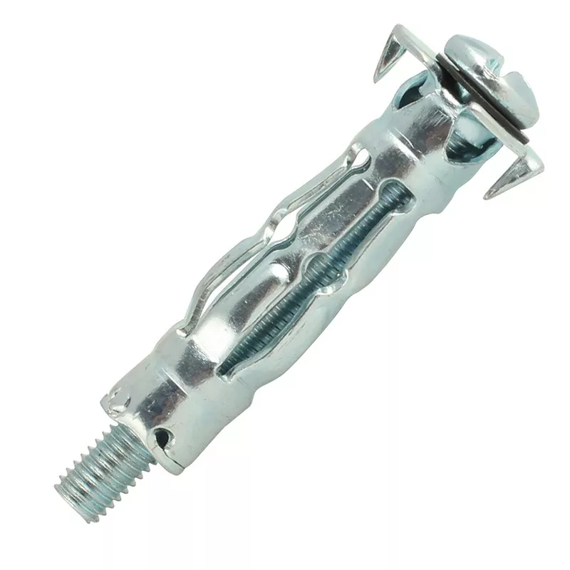 Cheville placo SCELL-IT Spyder - Acier zingué - M5x50 - Ép.5-18 - Vis montée perçage 10 mm - 6S-MT Cheville placo SCELL-IT Spyder - Acier zingué - M5x50 - Ép.5-18 - Vis montée perçage 10 mm - 6S-MT