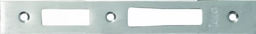 Gâche plate centrale Multiblindo ISEO - bascule/crochet - Inox - 180x24x3 - 038094 Gâche plate centrale Multiblindo ISEO - bascule/crochet - Inox - 180x24x3 - 038094