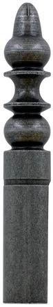 Cache-fiche rustique n°3 acier BROS pour fiche 13x82 fer cémenté - poli verni - 3A13802