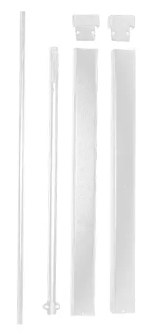 Kit tringle plate rallonge pour Horga THIRARD - Blanc - H.3m - 00032321