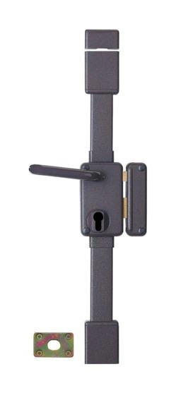 Serrure verticale Beluga THIRARD - Cylindre profil européen - 3 points - 75x130 - Tirage - Droite - blanche - 049411