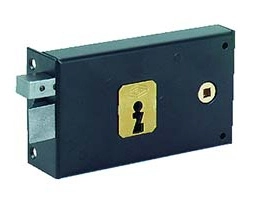 Serrure horizontale à fouillot 1/2 tour JPM 140x79 mm - Gauche - 344000-02-2A