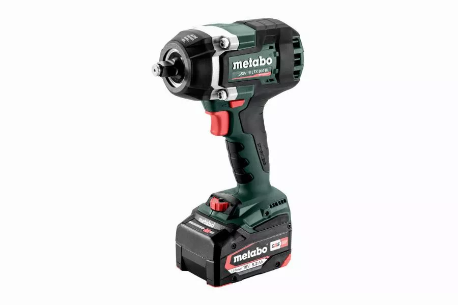 Visseuse à chocs METABO SSW 18 LTX 800 BL - 2 Batteries 5.2 Ah + chargeur - 602403650