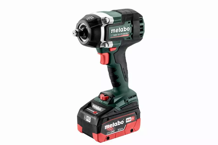 Visseuse à chocs METABO SSW 18 LTX 800 BL - 2 Batteries 5.5 Ah + chargeur - 602403660