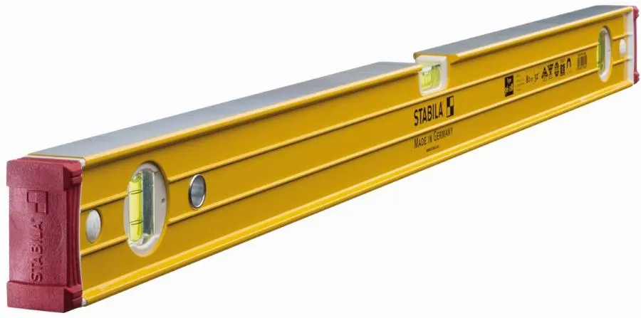 Niveau à bulle STABILA Type 96-2 fioles -  m 81cm  - Aimant aux terres rares - 15854