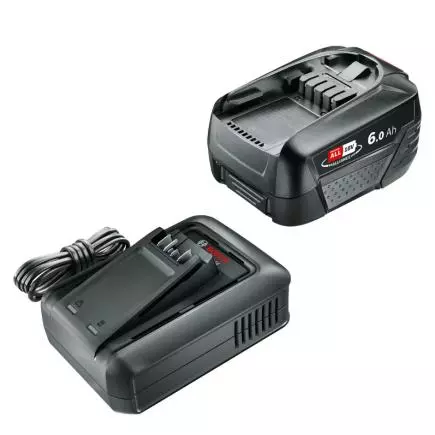 Starter Set 18V - BOSCH VERT - 1 batteries 18V 6 Ah + chargeur - 1600A032A8