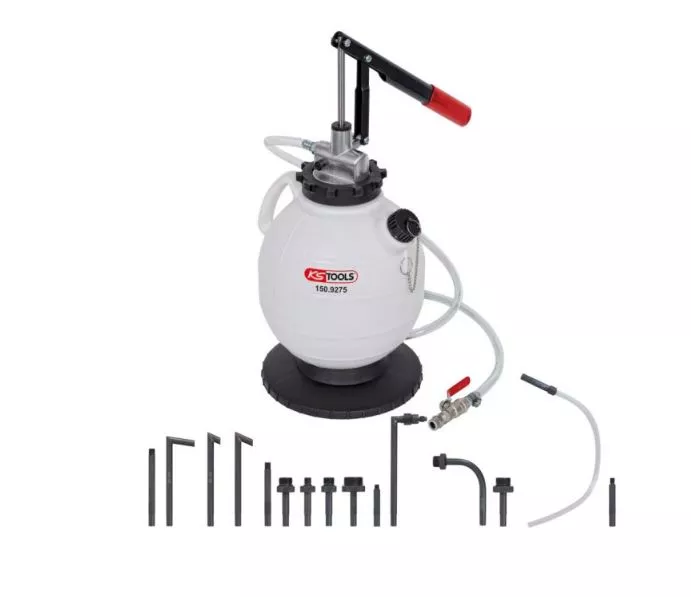 Appareil de remplissage de boîte de vitesse KS TOOLS avec adaptateurs - 15 pièces - 150.9275 Appareil de remplissage de boîte de vitesse KS TOOLS avec adaptateurs - 15 pièces - 150.9275