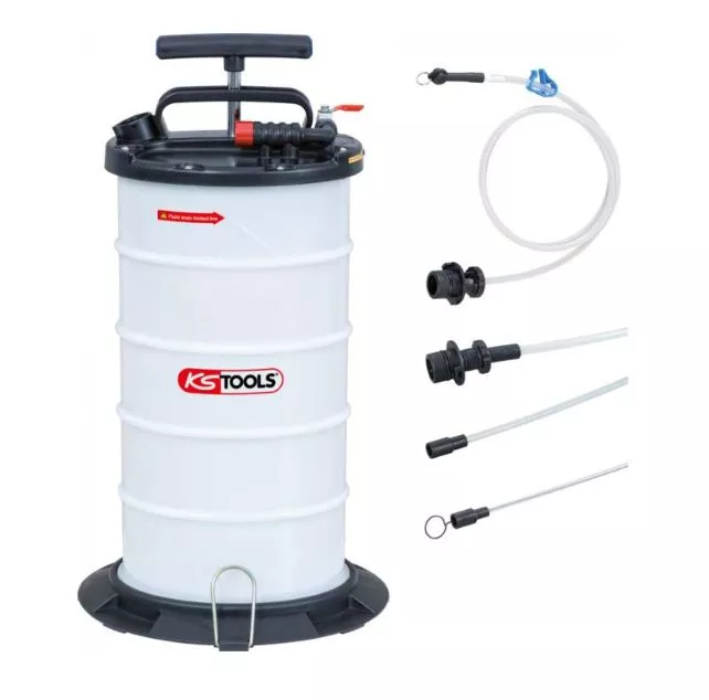 Pompe d'aspiration par vide 9,5L avec 4 sondes KS TOOLS - 160.0790 Pompe d'aspiration par vide 9,5L avec 4 sondes KS TOOLS - 160.0790