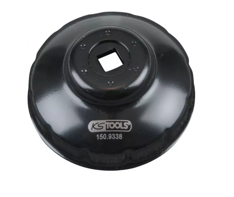 Cloche pour filtre à huile 3/8" KS TOOLS Ø 76 mm 12 cannelures - 150.9338 Cloche pour filtre à huile 3/8" KS TOOLS Ø 76 mm 12 cannelures - 150.9338