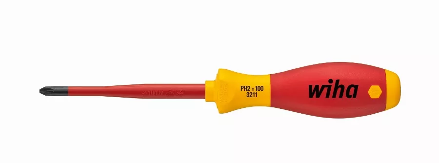 Tournevis Softfinish Slimfix WIHA Philips PH 2x100 - 35394 Tournevis Softfinish Slimfix WIHA Philips PH 2x100 - 35394