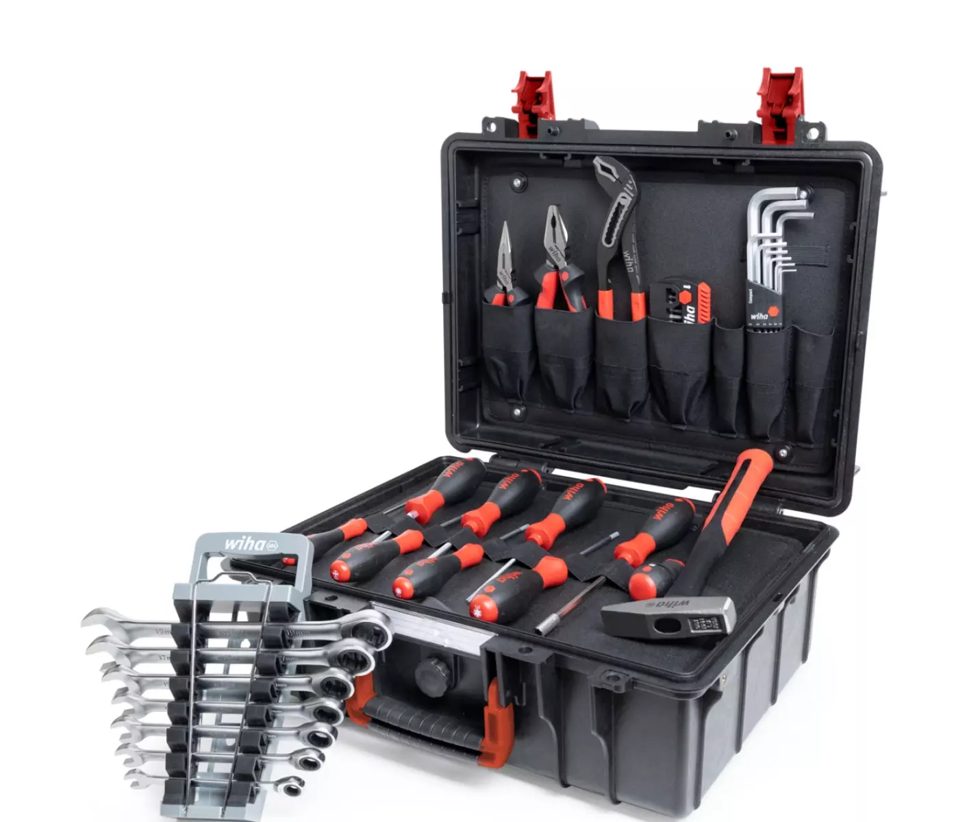 Caisse à outils WIHA - 46 pièces – Kit de base L pour mécanicien - 45256 Caisse à outils WIHA - 46 pièces – Kit de base L pour mécanicien - 45256