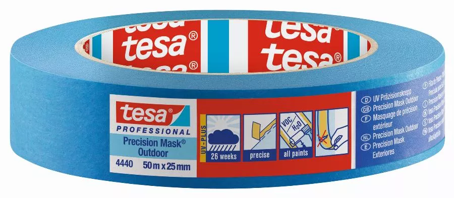 Ruban 50m x 25mm masquage précision extérieur 26 semaines TESA - 04440-00001-00 Ruban 50m x 25mm masquage précision extérieur 26 semaines TESA - 04440-00001-00