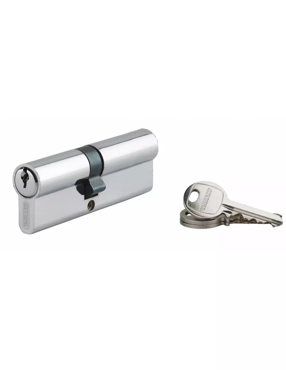 Cylindre de serrure à clé crantée Ecopro nickelé - 40 x 50 - Varié - THIRARD - 00007398 Cylindre de serrure à clé crantée Ecopro nickelé - 40 x 50 - Varié - THIRARD - 00007398