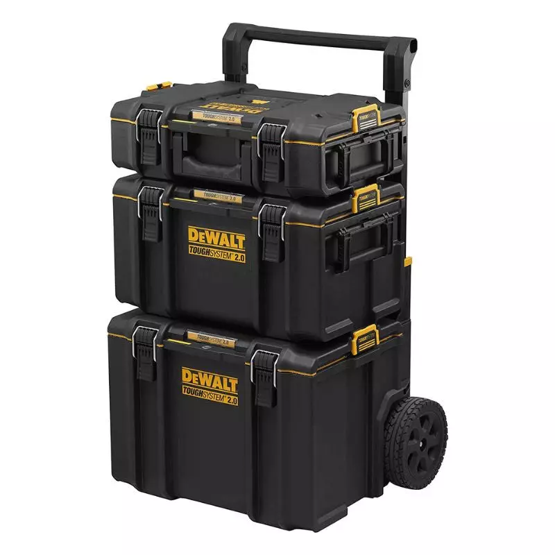 Trolley 3 en 1 avec 2 coffrets à outils mobiles TOUGHSYSTEM 2.0 - DEWALT - DWST83402-1 Trolley 3 en 1 avec 2 coffrets à outils mobiles TOUGHSYSTEM 2.0 - DEWALT - DWST83402-1