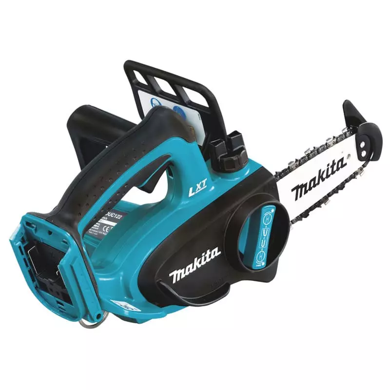 Mini Tronçonneuse Sans Fil 18V - Scie Élagage 12cm Avec Batterie 2Ah, Chargeur Et Sacoche