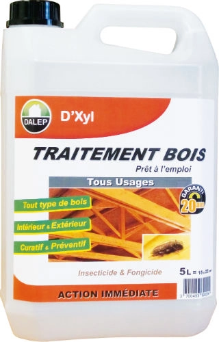 Traitement Bois D'XYL DALEP Tous Usages Bidon de 5 Litres - 310005                         