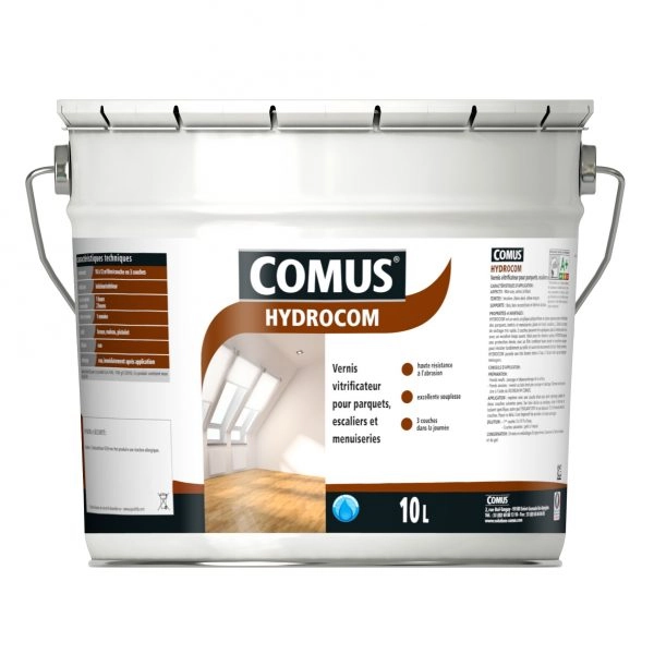 Vitrificateur Hydrocom COMUS - Mat soie - 10 L - 30987                              