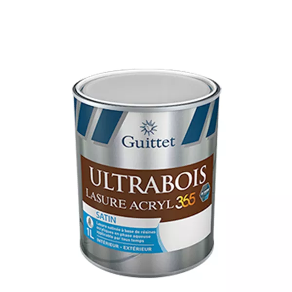 Ultrabois Lasure Acryl 365 GUITTET Incolore 1L - 28533