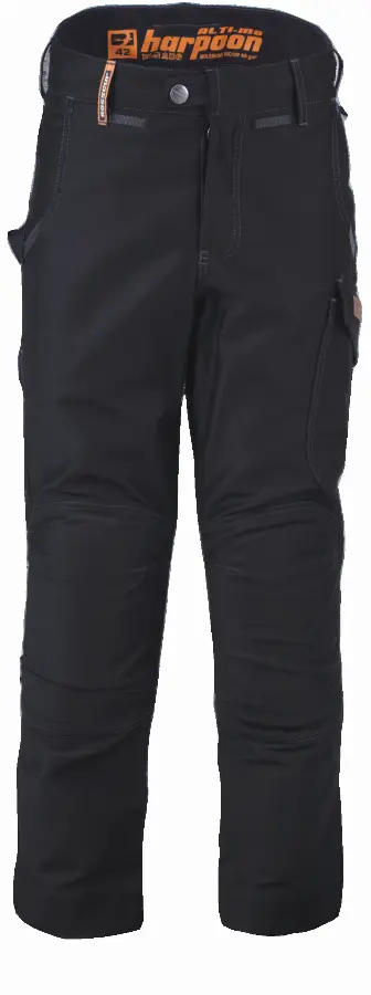 Pantalon de travail Harpoon Alti Moleskine BOSSEUR - noir - taille 44 - 11280-005
