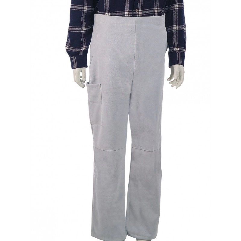 Pantalon de travail pour soudeur - Croûte de cuir - Taille L - SINGER - SOUDAPL