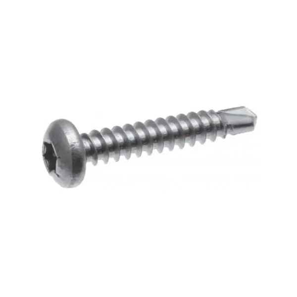 Vis autoperceuse tête cylindrique empreinte TX acier zingué blanc TCX - Ø 4.8 x 38 mm - Boite de 500 - SCELL-IT - TCX48038