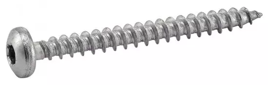 Vis à bois aggloméré tête cylindrique bombée 6 lobes internes A2 - ACTON - 623185XXX