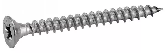 Vis à bois aggloméré tête fraisée pozidrive A2 filetage total - 3 X 12 mm - boîte de 200 - ACTON - 623053X12