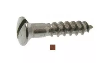 Vis bois tête fraisée bombée rouille 3.5x20 mm BRIONNE - 13513.02RO