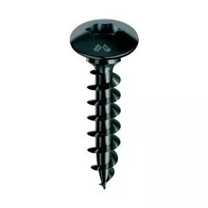 Vis MUSTAD Panelvit FC Tête de penture - Torx - Ø6x50mm - Zingué noir - Boite de 200 - PV029A600500KNC Vis MUSTAD Panelvit FC Tête de penture - Torx - Ø6x50mm - Zingué noir - Boite de 200 - PV029A600500KNC