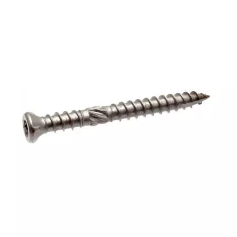 Boîte 200 Vis terrasse tête fraisée réduite inox A2 Torx ACTON - Double filet 5x60 - 623275X60  