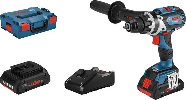 Perceuse visseuse GSR 18V-110 C BOSCH 2 batt.4.0 Ah + L-Boxx - 06019G010A