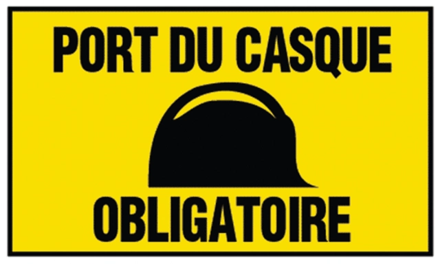 Panneau Port du casque obligatoire NOVAP - 300 x 200 mm - 4304342 Panneau Port du casque obligatoire NOVAP - 300 x 200 mm - 4304342