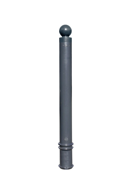 Potelet flexible VISO - Ø80 mm - hauteur 1130 mm - gris ral 7016 - TPZ1100RG/2018