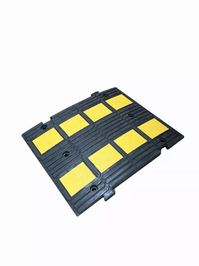 Coussin de ralentissement Safety VISO - noir et jaune - 600 x 500 x 30 mm - 25/30 km - SAFETY30