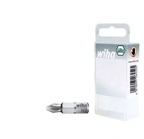 Embout standard Pozidriv 25 mm PZ2 x 25 - 20 pièces dans un coffret en plastique - WIHA - 36282 Embout standard Pozidriv 25 mm PZ2 x 25 - 20 pièces dans un coffret en plastique - WIHA - 36282