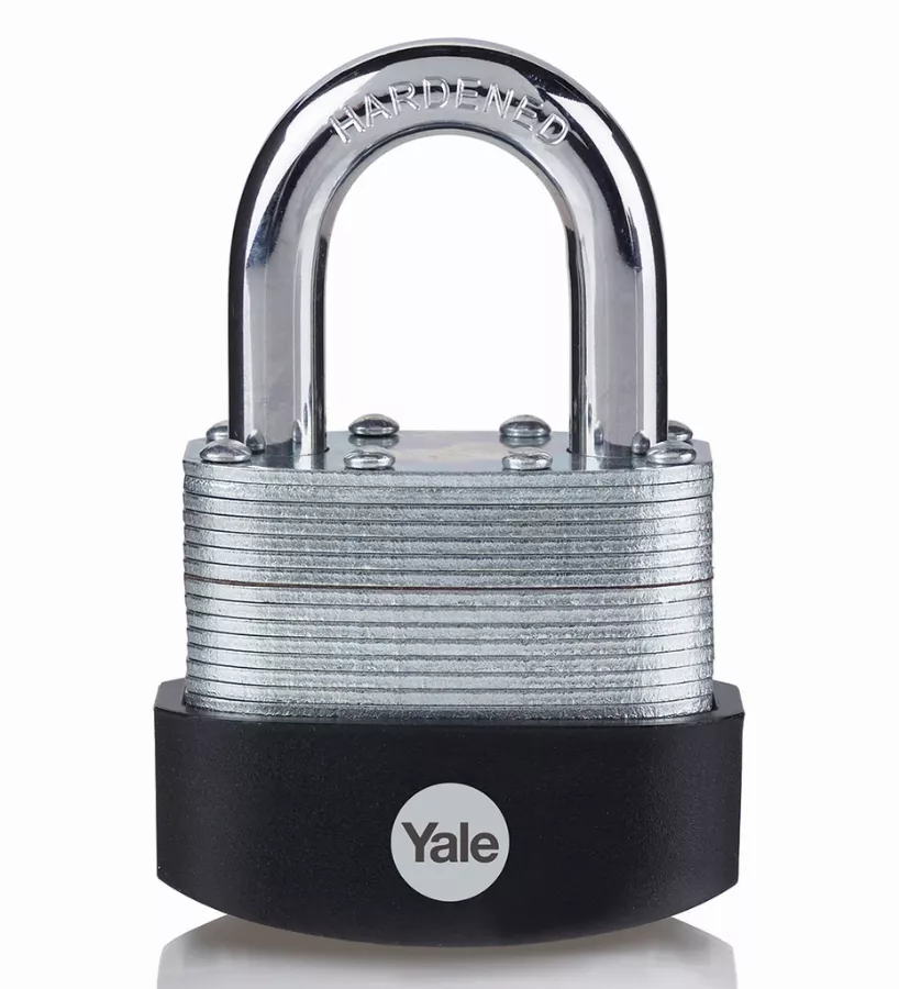 Cadenas acier laminé YALE - 3 clés - Y125