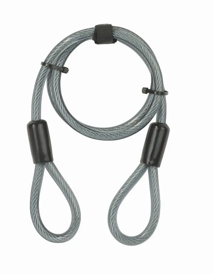 Câble antivol à boucle YALE - L 220 cm Ø 10 mm - 23884000