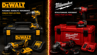 DeWalt vs Milwaukee : quelle marque choisir pour un usage professionnel ?