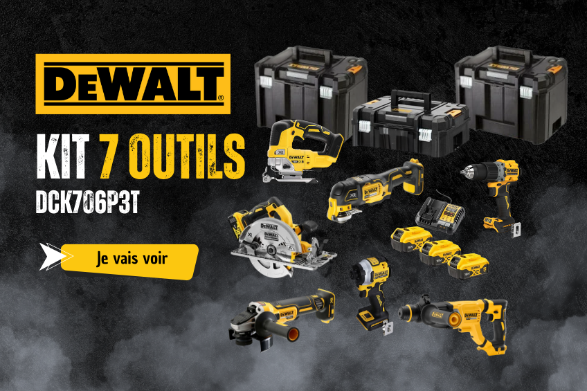 Pack 7 outils Dewalt