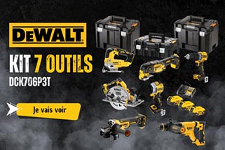 Pack 7 outils Dewalt