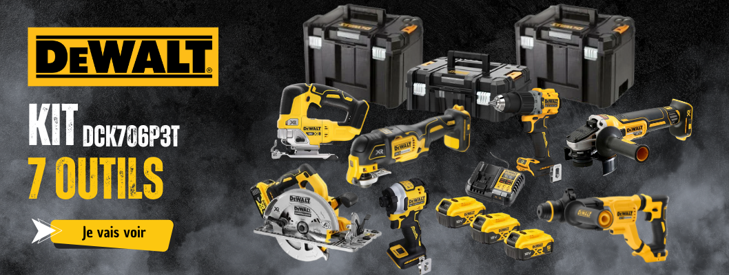 Pack 7 outils Dewalt