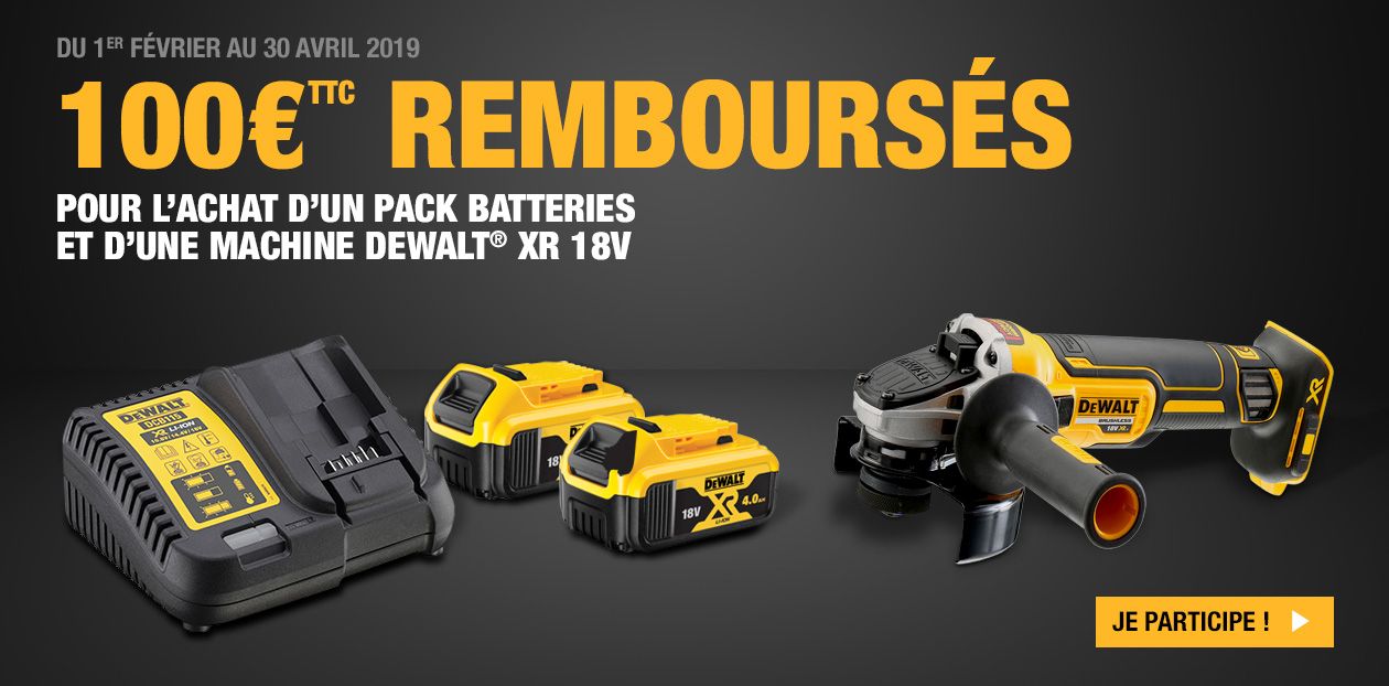 Opération remboursement Dewalt