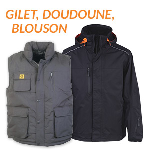 Gilet, doudoune, blouson BOSSEUR