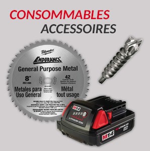 Consommables accessoires Milwaukee